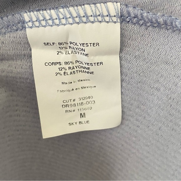 Lush Sweatheart Neck Slip On Sky Blue Mini Dress - Picture 7 of 8